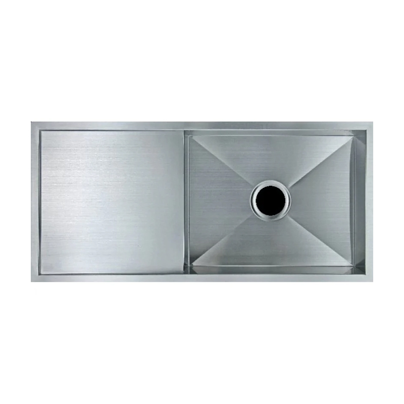 960x450x230mm Hand-made Single Bowl Kitchen Sink (Round Edges)