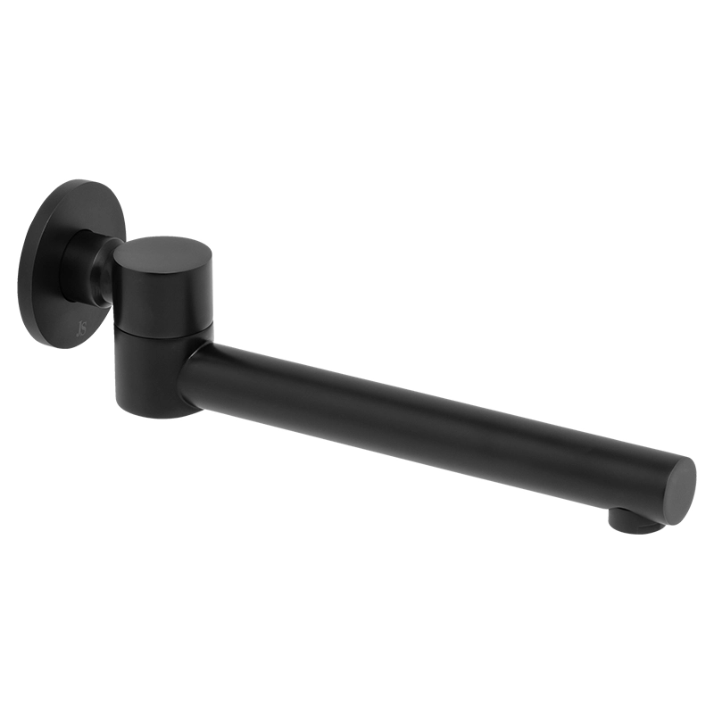 Venezia Swivel Bath Spout Matte Black